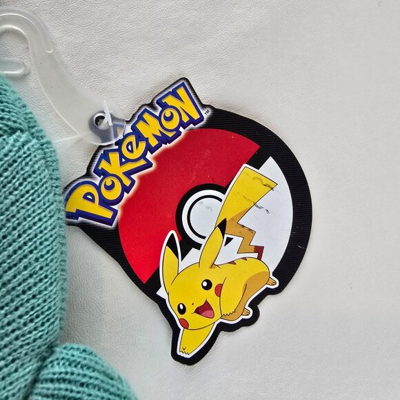 Pokemon Bulbasaur Beanie Hat Green Knit Cap OSFA Bioworld 2017 New With Tags Bra - Picture 3 of 6